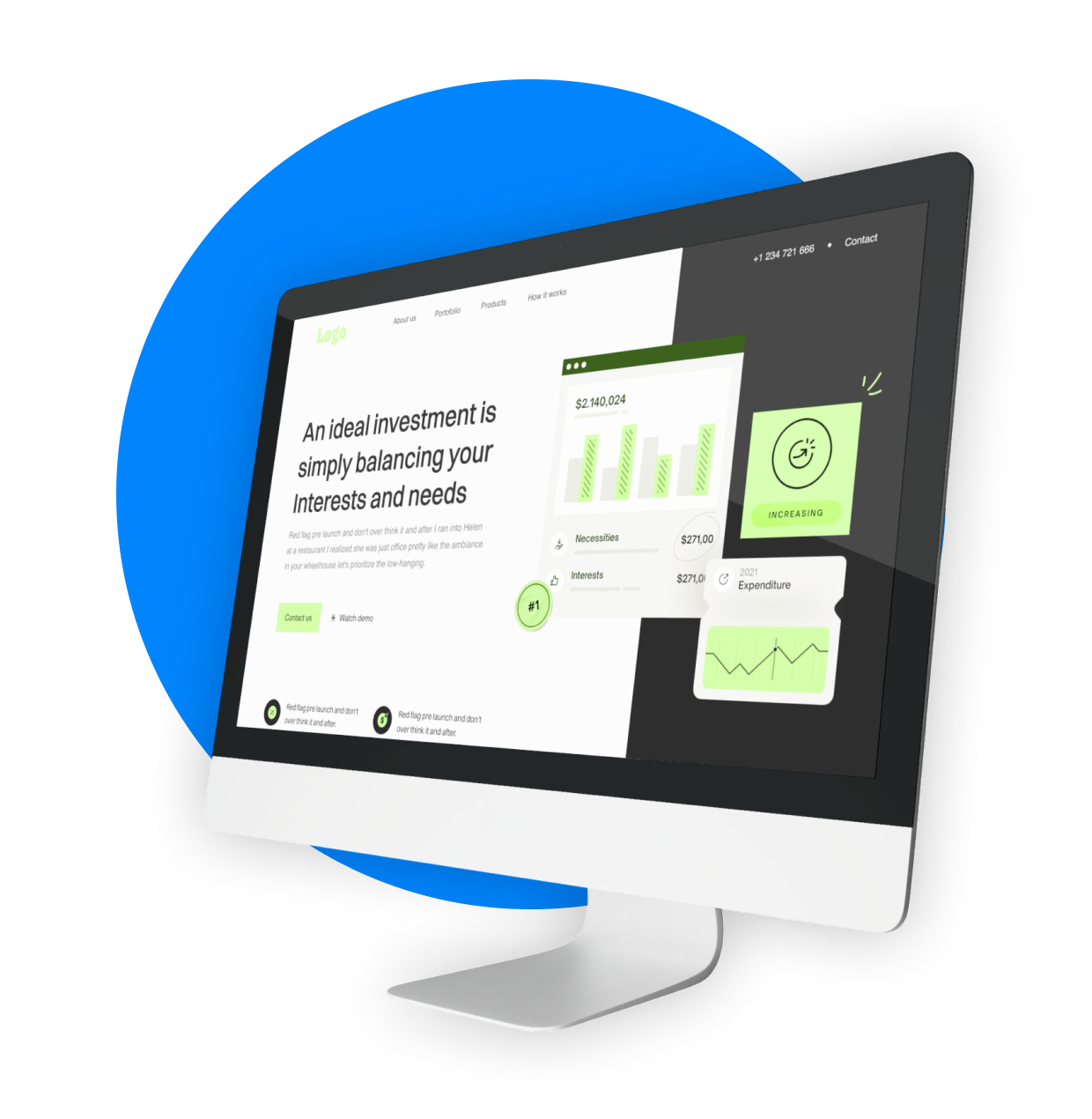 Monitor illusztráció